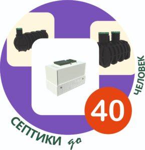 Купить септик на 40 человек под ключ недорого