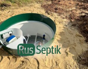 Монтаж септика Vodanoff серии S на 3 человека