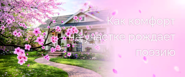 Как комфорт на участке рождает поэзию